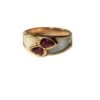 Bague MAUBOUSSIN "Nadia", En Or Jaune, Rubis Et Nacre