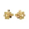 Boucles D'oreilles Clip MAUBOUSSIN Par GEORGES LENFANT "Cube" En Or Jaune -Castafiore Boutique mauboussin boucles doreilles or jaune 883868