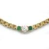 Collier Or, Diamant & Emeraudes - René KREISS -Castafiore Boutique mc U0Of8XFKG