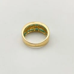 Bague Bandeau Emeraudes Et Diamants Vintage 8 Bague Bandeau Emeraudes Et Diamants Vintage -Castafiore Boutique mc 72g7fLW1T