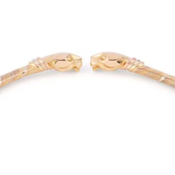 Collier Torque CARTIER "Têtes De Panthère" En 3 Ors -Castafiore Boutique mc 7kARnbhyU