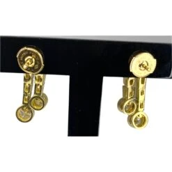 Boucles D’oreilles En Or 18 Carats En Diamants Baguettes Et Diamants Ronds -Castafiore Boutique mc 8KBzIwGPi8