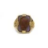 Bague Chevalière - Or & Camée Agate -Castafiore Boutique mc 8eari3H6XL
