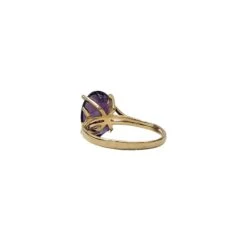 Bague En Or Jaune 18 Carats Et Amethyste 9 Carats - Taille EU61 -Castafiore Boutique mc CiazN96o0