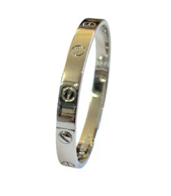 Bracelet Cartier "Love" En Or Blanc, Taille 17 -Castafiore Boutique mc CnaWrtFe4