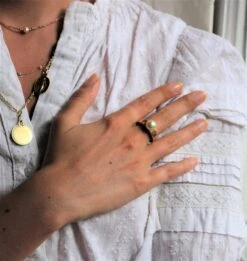 O.J Perrin Bague Perle -Castafiore Boutique mc Co1Xyl XN