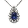 Collier - Or, Saphir Et Diamants 15 Collier - Or, Saphir Et Diamants -Castafiore Boutique mc EO7vSDHLY