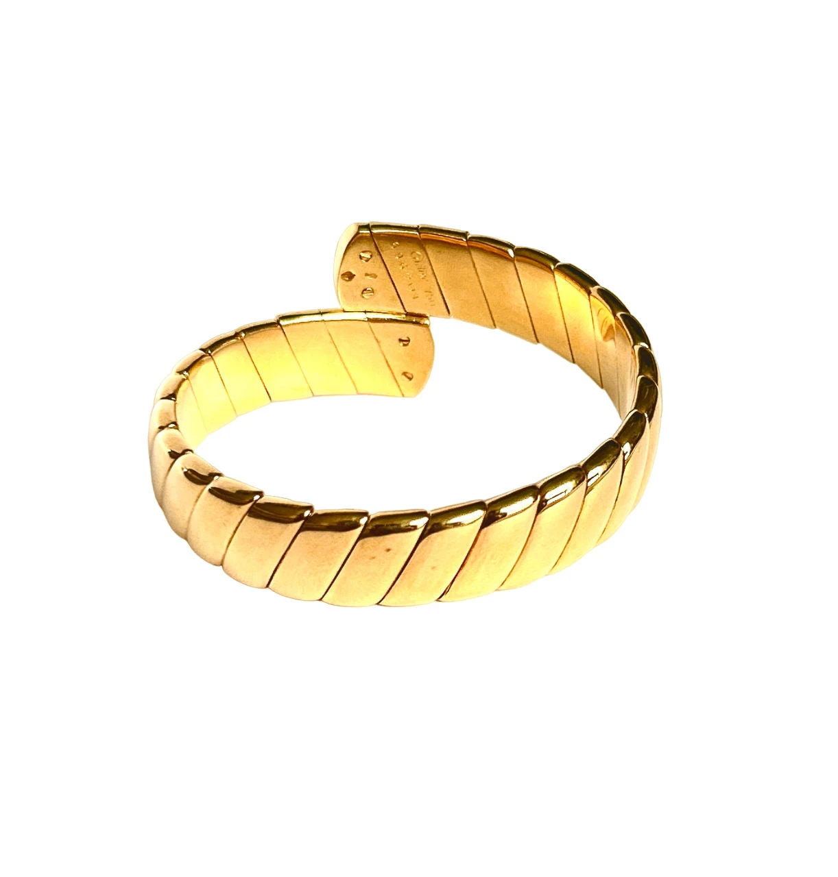 Bracelet CARTIER En Or Jaune Et Diamants 5 Bracelet CARTIER En Or Jaune Et Diamants – Image 5