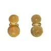 Boucles D'Oreilles En Or Grec 22 Carats
