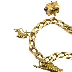 Bracelet Gourmette à Breloques En Or Jaune 20 Bracelet Gourmette à Breloques En Or Jaune -Castafiore Boutique mc JF lPauQLv