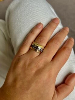 Bague BOUCHERON Quatre Classic Grand Modèle En Or Jaune, Or Rose, Or Blanc Et PVD Marron (taille 54) 7 Bague BOUCHERON Quatre Classic Grand Modèle En Or Jaune, Or Rose, Or Blanc Et PVD Marron (taille 54) -Castafiore Boutique mc J wpSozSb
