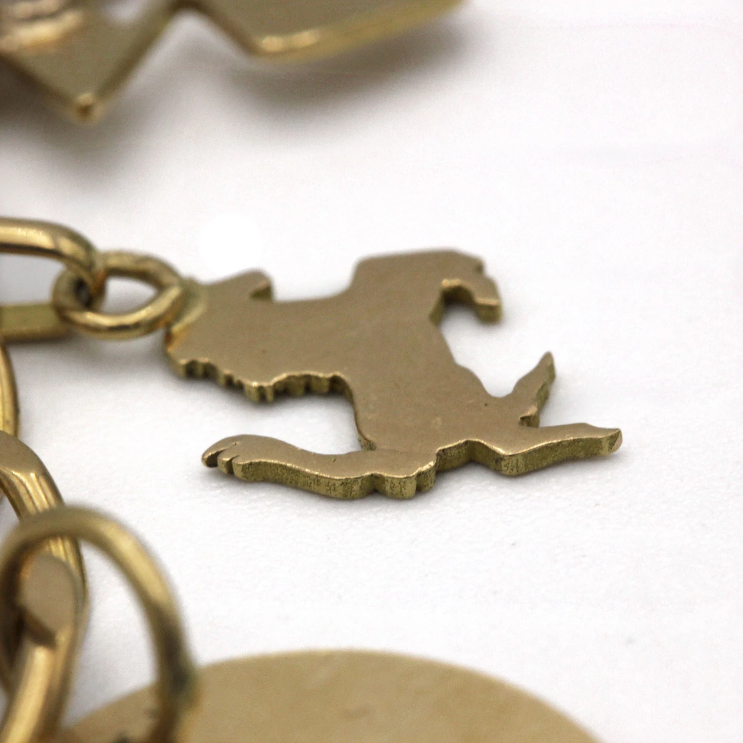 Bracelet Charms - Or, Diamants, Résine & Amazonite 5 Bracelet Charms - Or, Diamants, Résine & Amazonite – Image 5