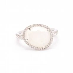 Bague MIMI LUNA En Or Blanc Et Diamants -Castafiore Boutique mc QmAgR7Hry