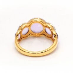 Bague En Or Rose Avec Améthyste -Castafiore Boutique mc QslfHNlXL