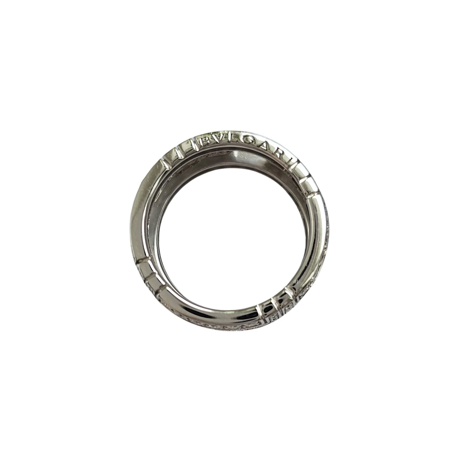 Bague Bvlgari Parentesi EU54 - Or Blanc Et Diamants 7 Bague Bvlgari Parentesi EU54 - Or Blanc Et Diamants – Image 7