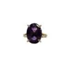 Bague En Or Jaune 18 Carats Et Amethyste 9 Carats - Taille EU61 -Castafiore Boutique mc T9xbwVSbp