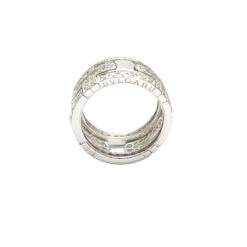 Bague Bvlgari Parentesi EU54 - Or Blanc Et Diamants 11 Bague Bvlgari Parentesi EU54 - Or Blanc Et Diamants -Castafiore Boutique mc TFtDRHKX9