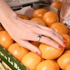 Bague Octogonale En Platine, Saphir Et Diamant 9 Bague Octogonale En Platine, Saphir Et Diamant -Castafiore Boutique mc W9ogfzBx8J