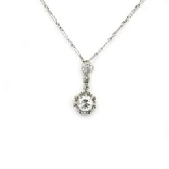 Collier - Or, Platine & Diamants