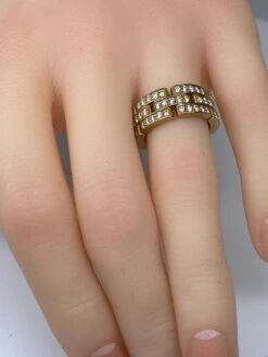 Bague CARTIER Maillons PANTHÈRE En Or Jaune Et Diamants 27 Bague CARTIER Maillons PANTHÈRE En Or Jaune Et Diamants -Castafiore Boutique mc YNQ99CYJU