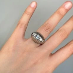 Bague - Platine Et Diamants -Castafiore Boutique mc ZQe5c64mU