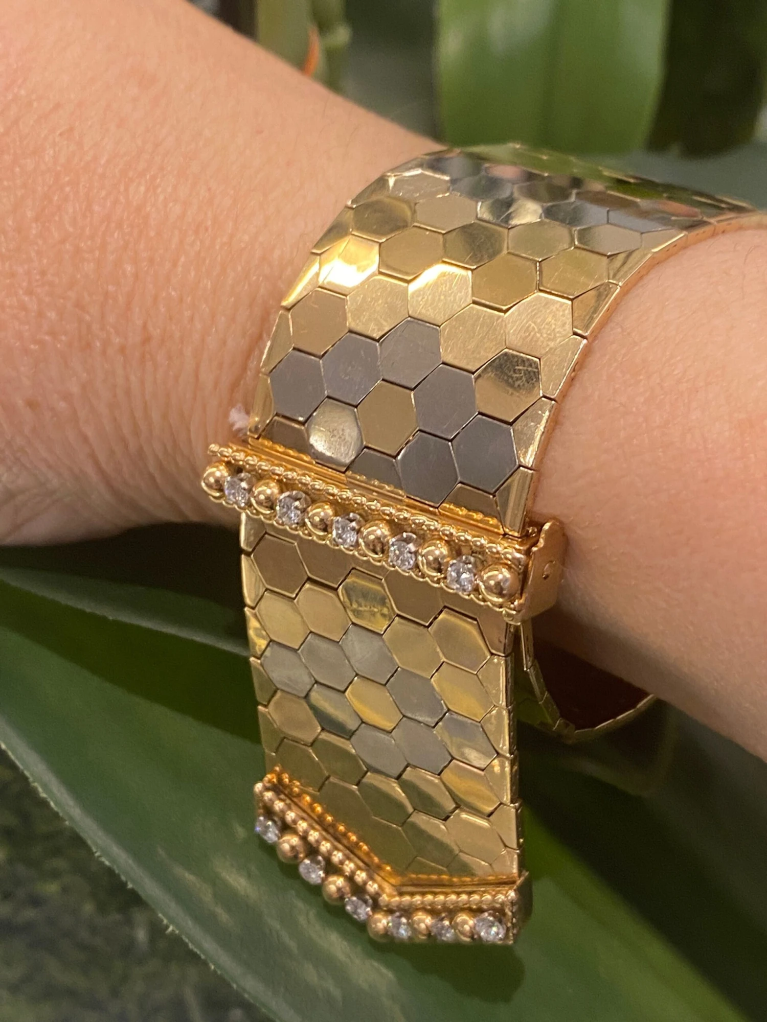 Bracelet Ceinture Des Années 1940 En Or Jaune 3 Bracelet Ceinture Des Années 1940 En Or Jaune – Image 3