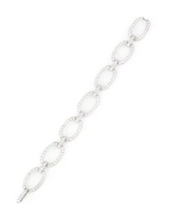 Bracelet Art Décoen Platine Et Diamants -Castafiore Boutique mc d5l6KkW8n