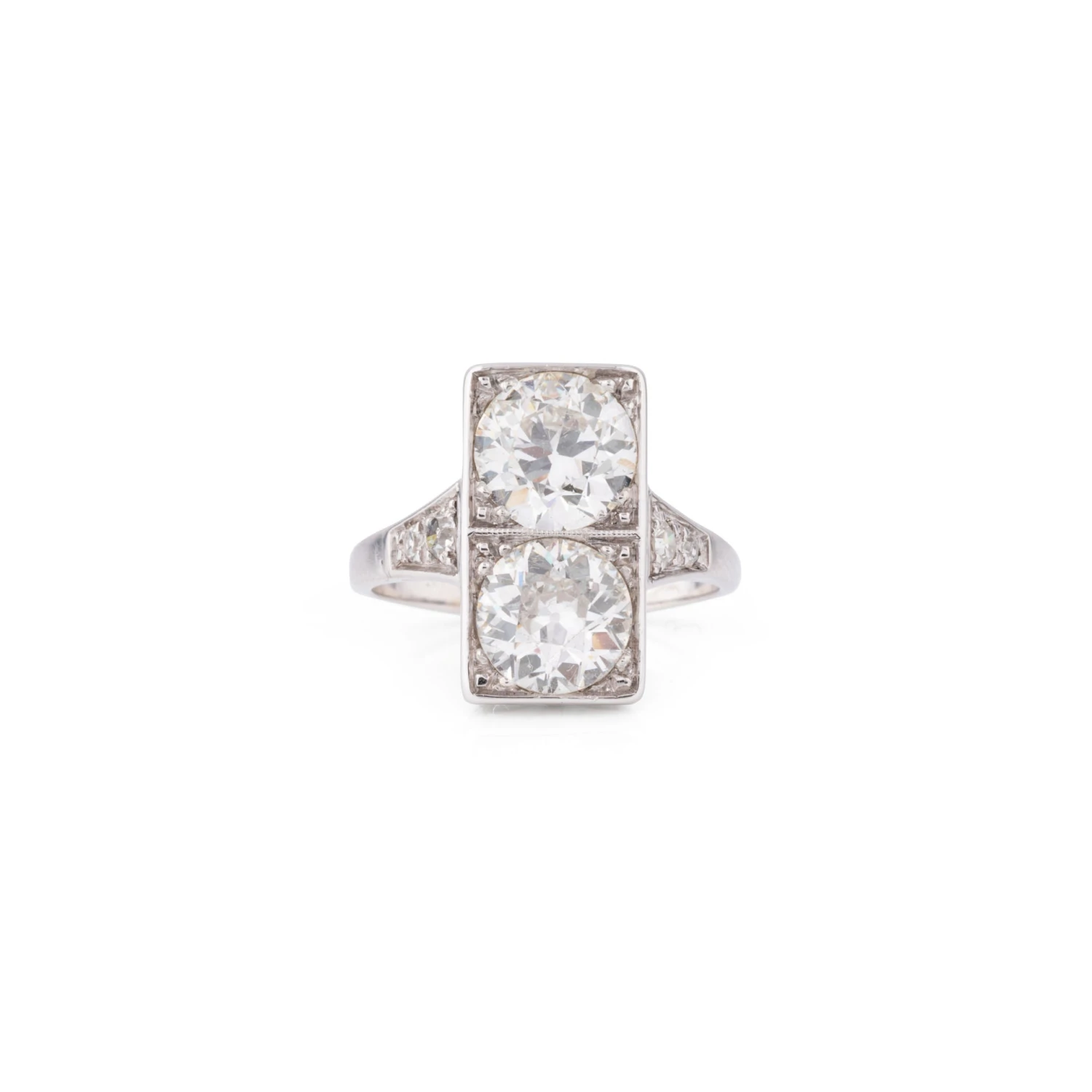 Bague Toi Et Moi En Or Blanc Et Diamants 1 Bague Toi Et Moi En Or Blanc Et Diamants