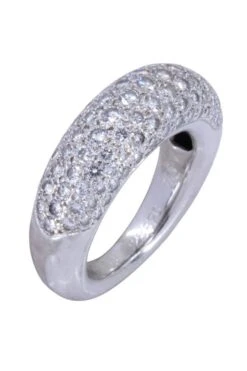 Bague CHAUMET "Anneau" Diamants En Or Blanc -Castafiore Boutique mc gWFC847DB4