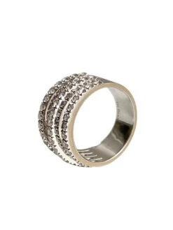 Bague DE BEERS, En Or Blanc 18k Et Diamants. -Castafiore Boutique mc iN1fHDFsE