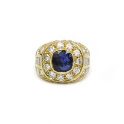 Bague - Saphir & Diamants