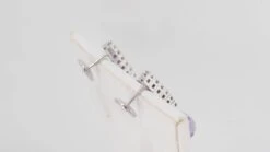 Boucles D'oreilles En Or Blanc, Améthystes Et Diamants -Castafiore Boutique mc jLLSF677u