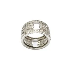 Bague Bvlgari Parentesi EU54 - Or Blanc Et Diamants 17 Bague Bvlgari Parentesi EU54 - Or Blanc Et Diamants -Castafiore Boutique mc jap94PL I