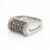 Bague En Or Blanc Et Diamants Champagne D'occasion -Castafiore Boutique mc jdlc9Dmys