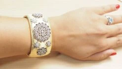 Bracelet Manchette Or Bicolore Et Diamants 13 Bracelet Manchette Or Bicolore Et Diamants -Castafiore Boutique mc kAMqRVnWE