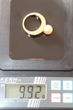 O.J Perrin Bague Perle -Castafiore Boutique mc kOjnJvrDO