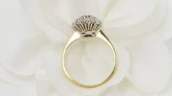 Bague Entourage E En Or Jaune, Rubis Et Diamants -Castafiore Boutique mc l4HEygh6t