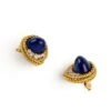 Boucles D'oreilles BOUCHERON En Or Jaune Et Lapis-lazuli