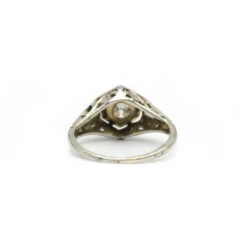 Bague - Or Blanc Et Diamants -Castafiore Boutique mc n3d5 X5mj