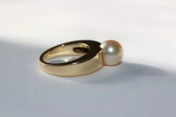 O.J Perrin Bague Perle -Castafiore Boutique mc qKVfqogXB