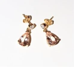 Paire De Boucles D'Oreilles Morganites Et Diamants 9 Paire De Boucles D'Oreilles Morganites Et Diamants -Castafiore Boutique mc qPWGZ kZm