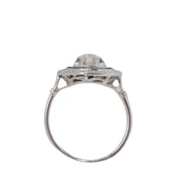 Bague En Platine, Saphirs Et Diamants -Castafiore Boutique mc qpA8a8RhY