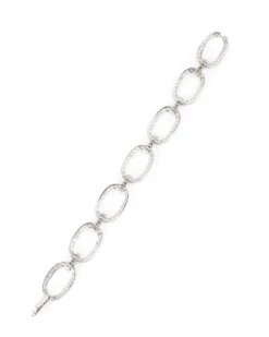 Bracelet Art Décoen Platine Et Diamants -Castafiore Boutique mc r1h32g3S8