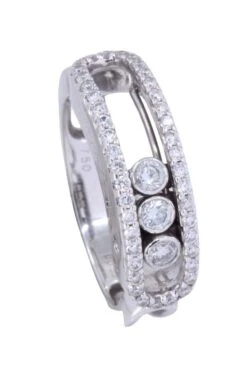 Bague MESSIKA "Classique Move Pavée" En Or Blanc -Castafiore Boutique mc rvTXLWlLE