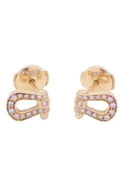 Boucles D'oreilles Fred "Force 10" En Or Jaune -Castafiore Boutique mc tCf5 2ohz