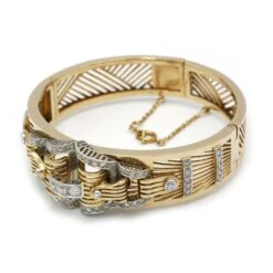 Bracelet TANK - Or, Platine & Diamants -Castafiore Boutique mc yupcX9HTc