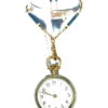 Montre à Gousset Or Jaune 18kt émaillée Avec Sa Chaîne Datant De 1900-1910 -Castafiore Boutique montre a gousset or jaune 18kt emaillee avec sa chaine datant de 1900 1910 900307