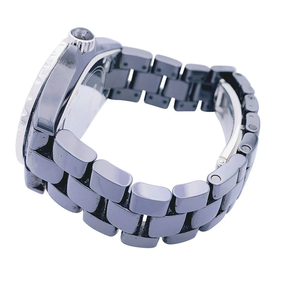 Miller Montre Automatique CHANEL "J12" En Céramique Noire, Acier Et Diamants 5 Miller Montre Automatique CHANEL "J12" En Céramique Noire, Acier Et Diamants – Image 5