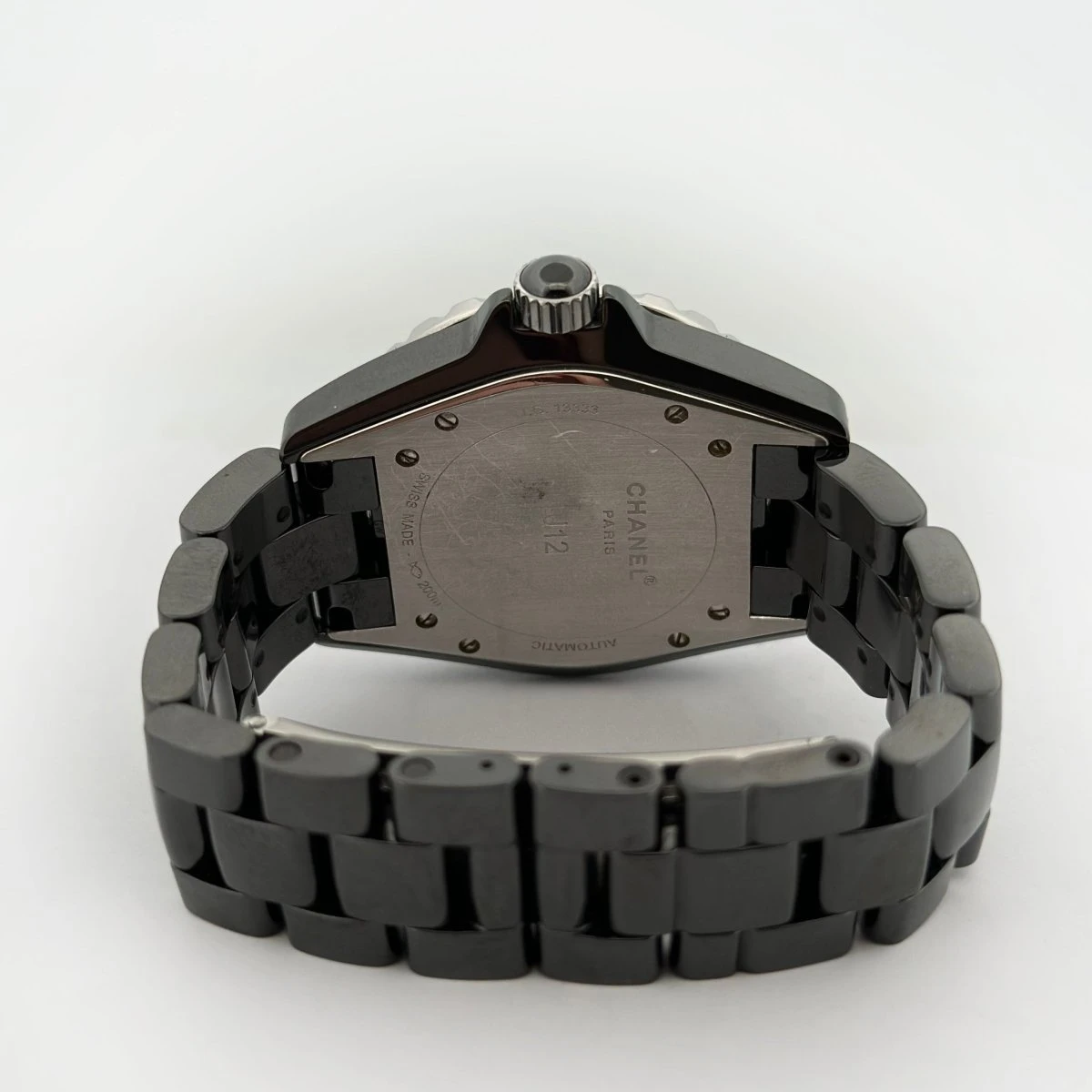 Montre Automatique CHANEL "J12" En Céramique Noire Et Rubis 5 Montre Automatique CHANEL "J12" En Céramique Noire Et Rubis – Image 5