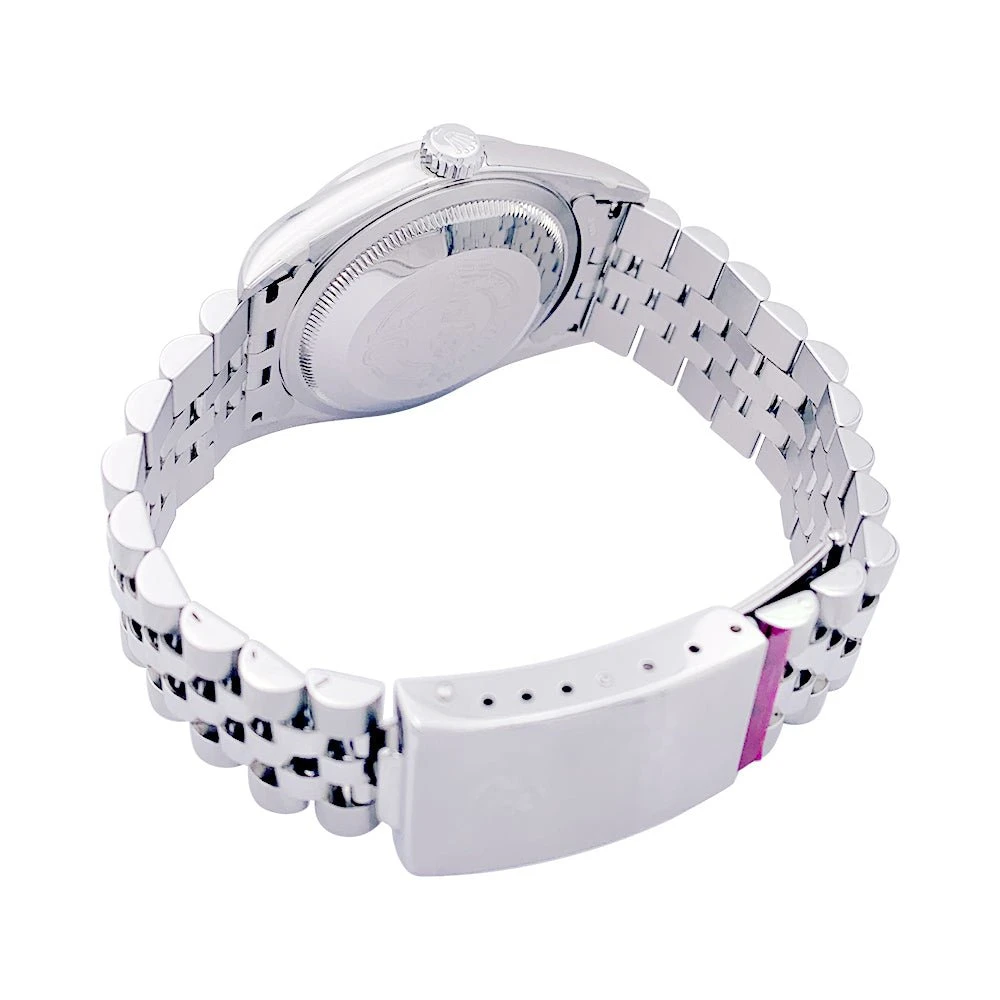 Miller Montre Automatique ROLEX "Oyster Perpetual Date Just" En Acier Et Argent 4 Miller Montre Automatique ROLEX "Oyster Perpetual Date Just" En Acier Et Argent – Image 4